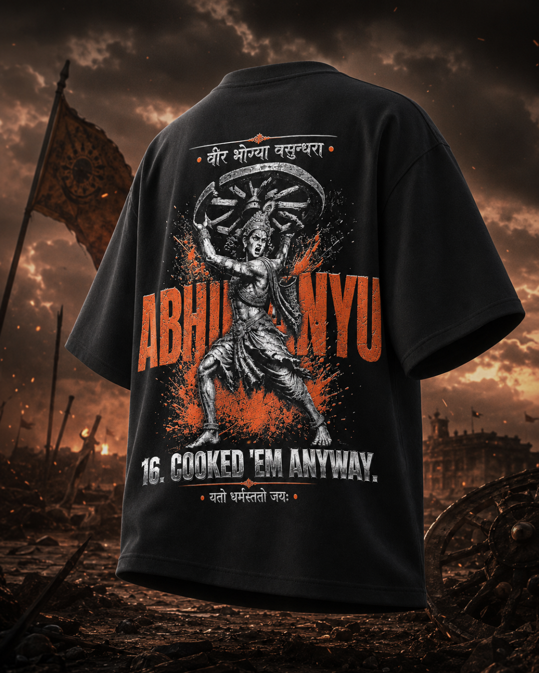 Abhimanyu back graphic print