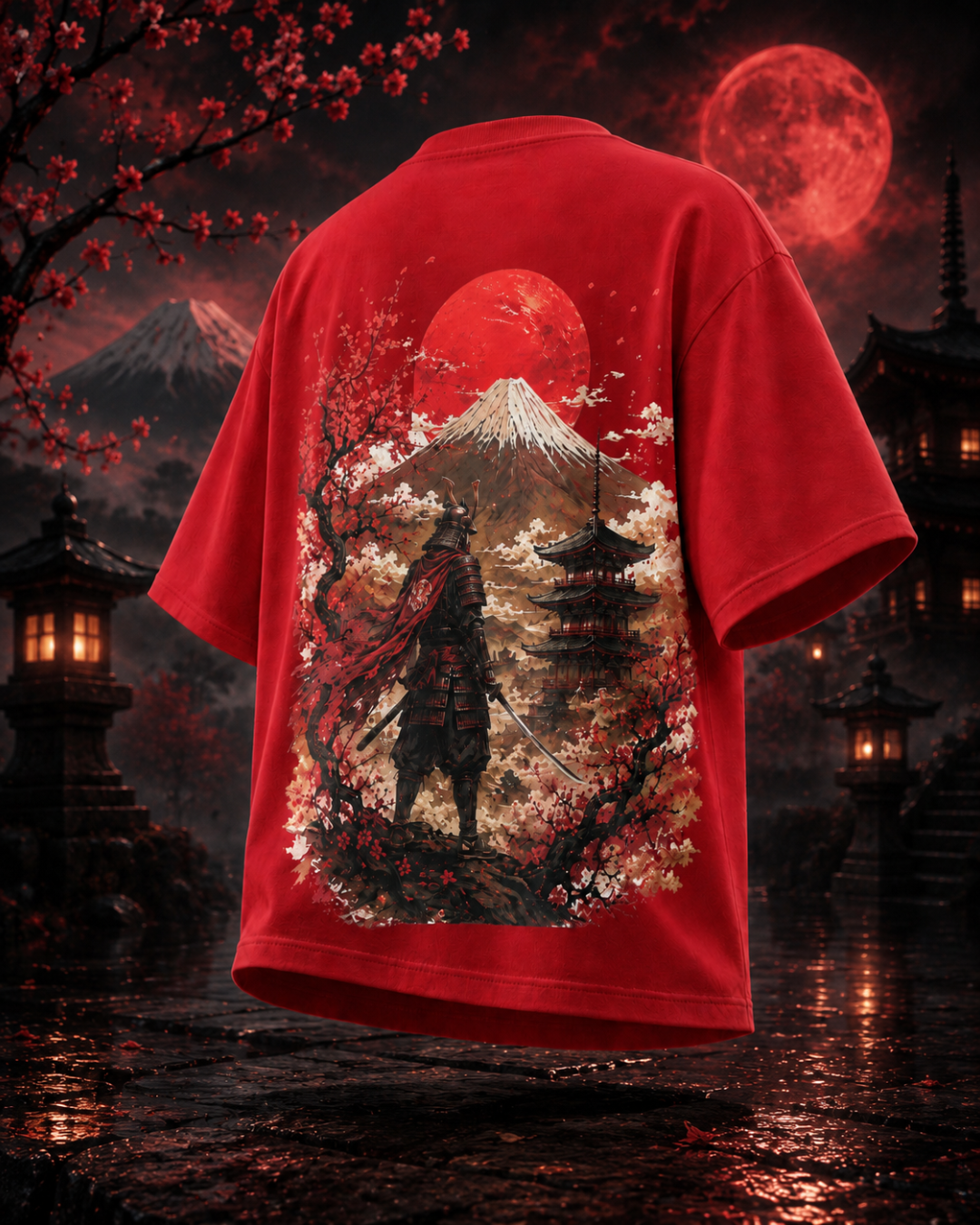 Ronin back graphic print