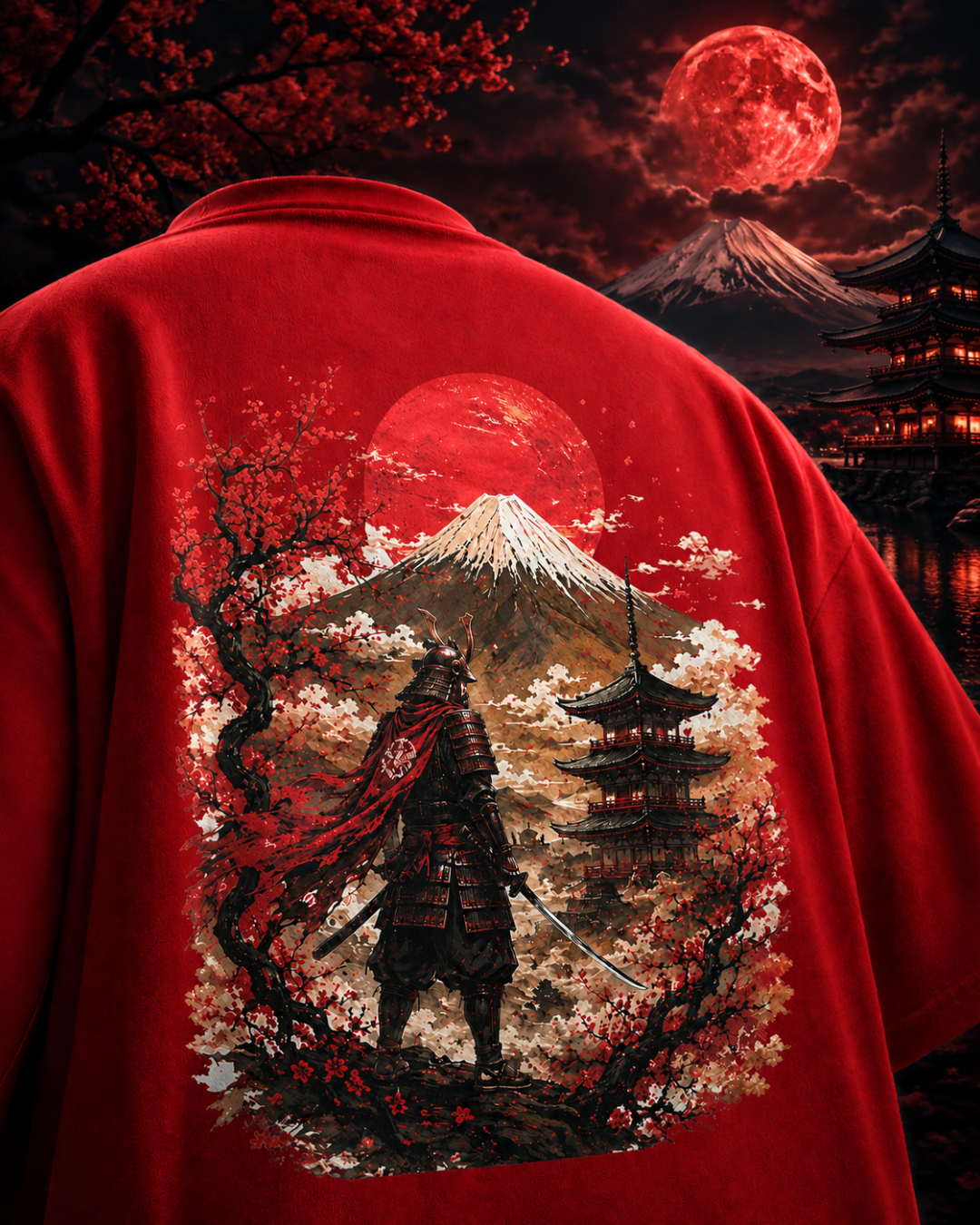 Ronin back print close-up detail