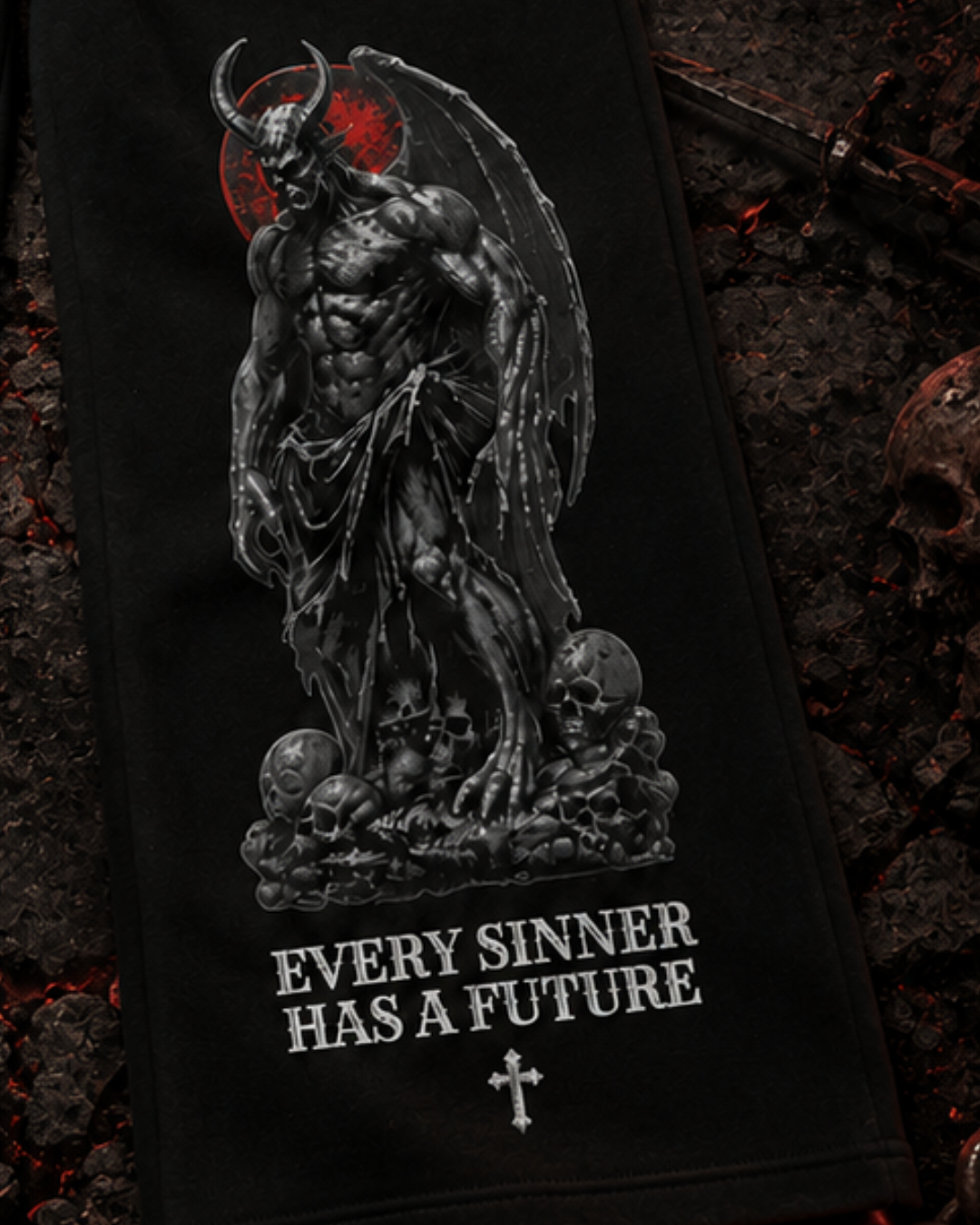 Every saint has a past, every sinner has a future print detail